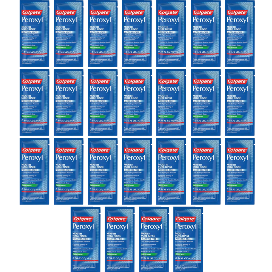 Colgate Peroxyl Mouth Sore Rinse Unit Dose Packets