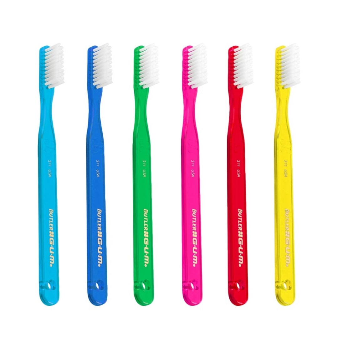 GUM 311 Classic Toothbrush: Compact Head, Soft Bristles