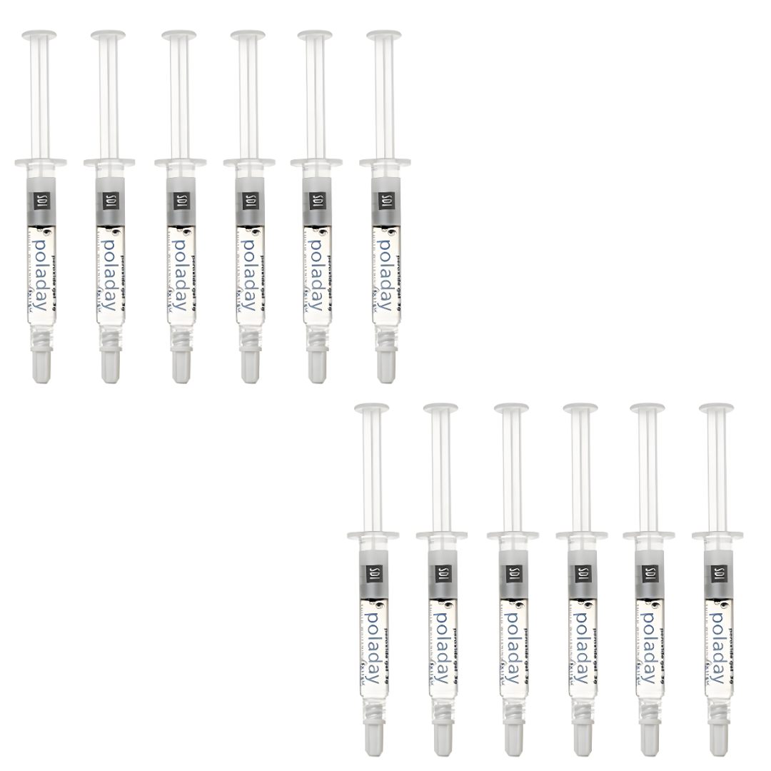 PolaDay CP 35% Carbamide Peroxide Teeth Whitening Gel: 1.3ml Refill Syringes Whitening Oral Gel