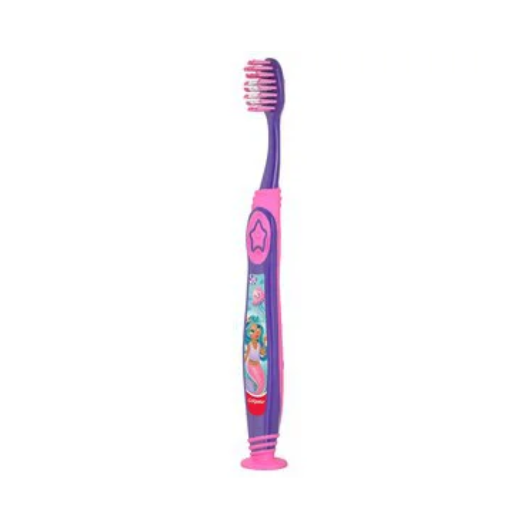 Colgate Smiles Toothbrush, Soft, 5+ Years, Mermaid Design Kids Toothbrushes, 6/Package