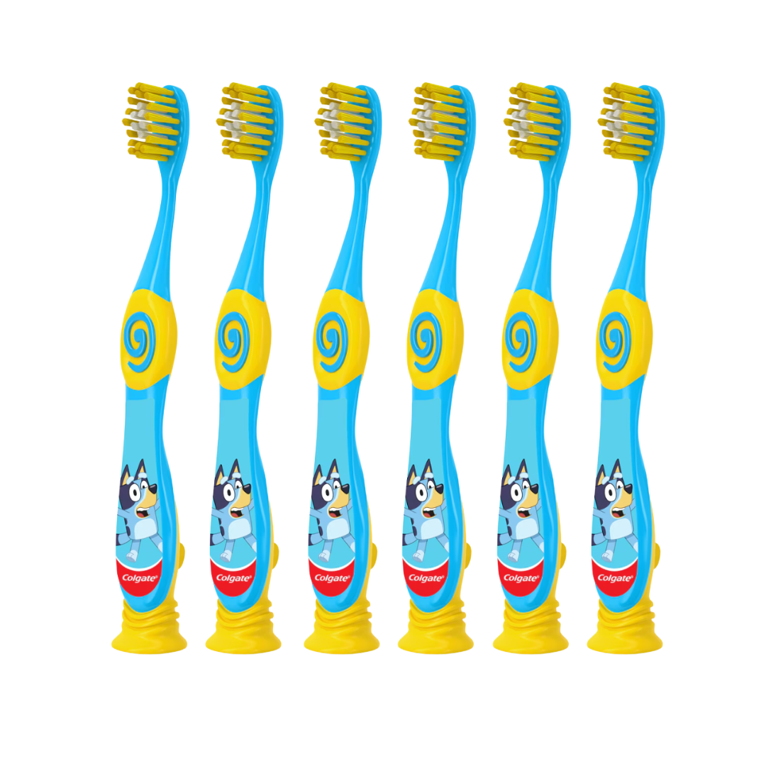 Bluey Colgate Kids Toothbrushes, 6/Package