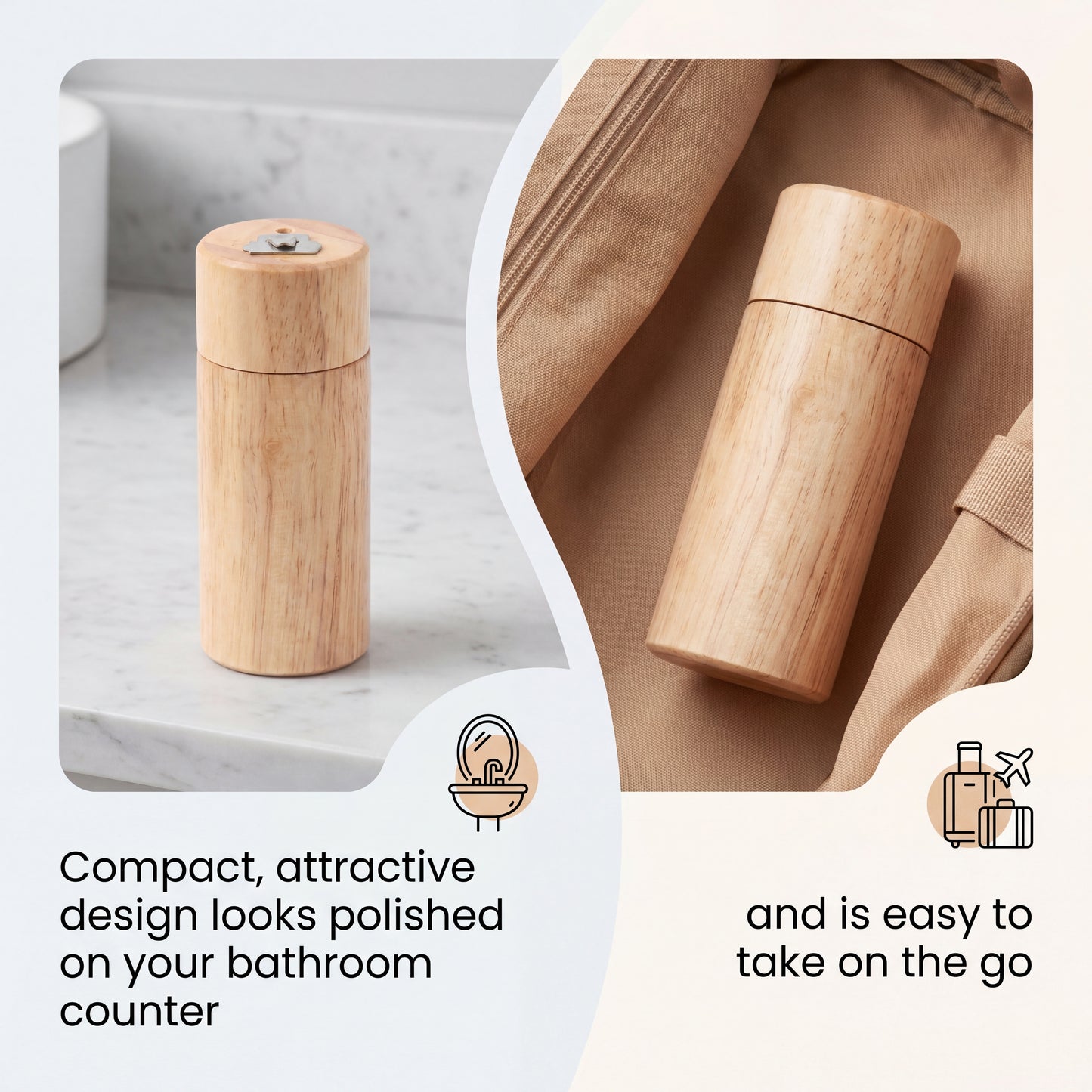 Bamboo Floss Dispenser - Compatible with REACH Bulk Floss Refills