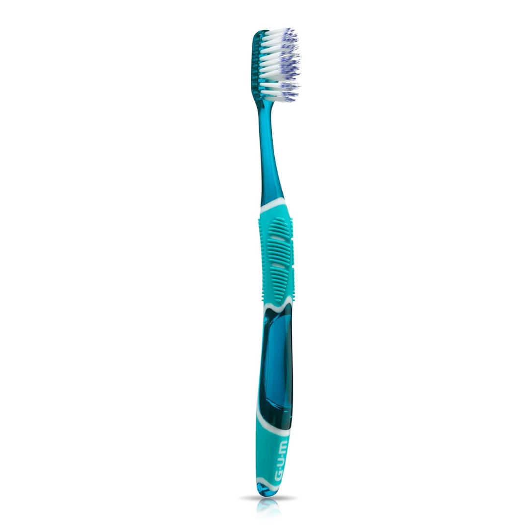 GUM 524 Technique Deep Clean Toothbrush: Compact Head, Soft Bristles for Adults with Sensitive Gums