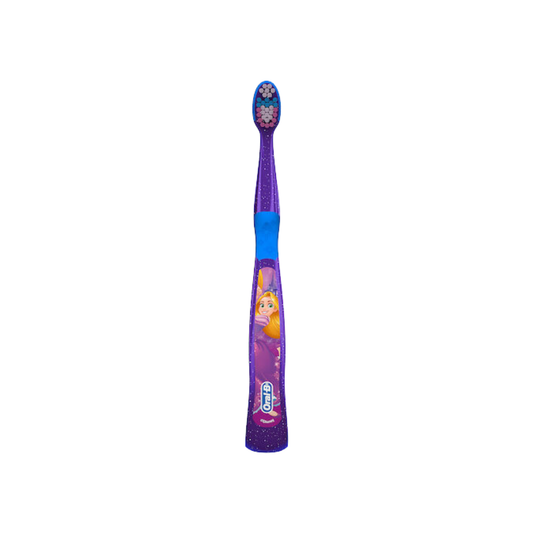 Oral-B Kids Manual Toothbrushes, 3+ Years Disney Princess Graphics: Extra Soft (Characters May Vary)