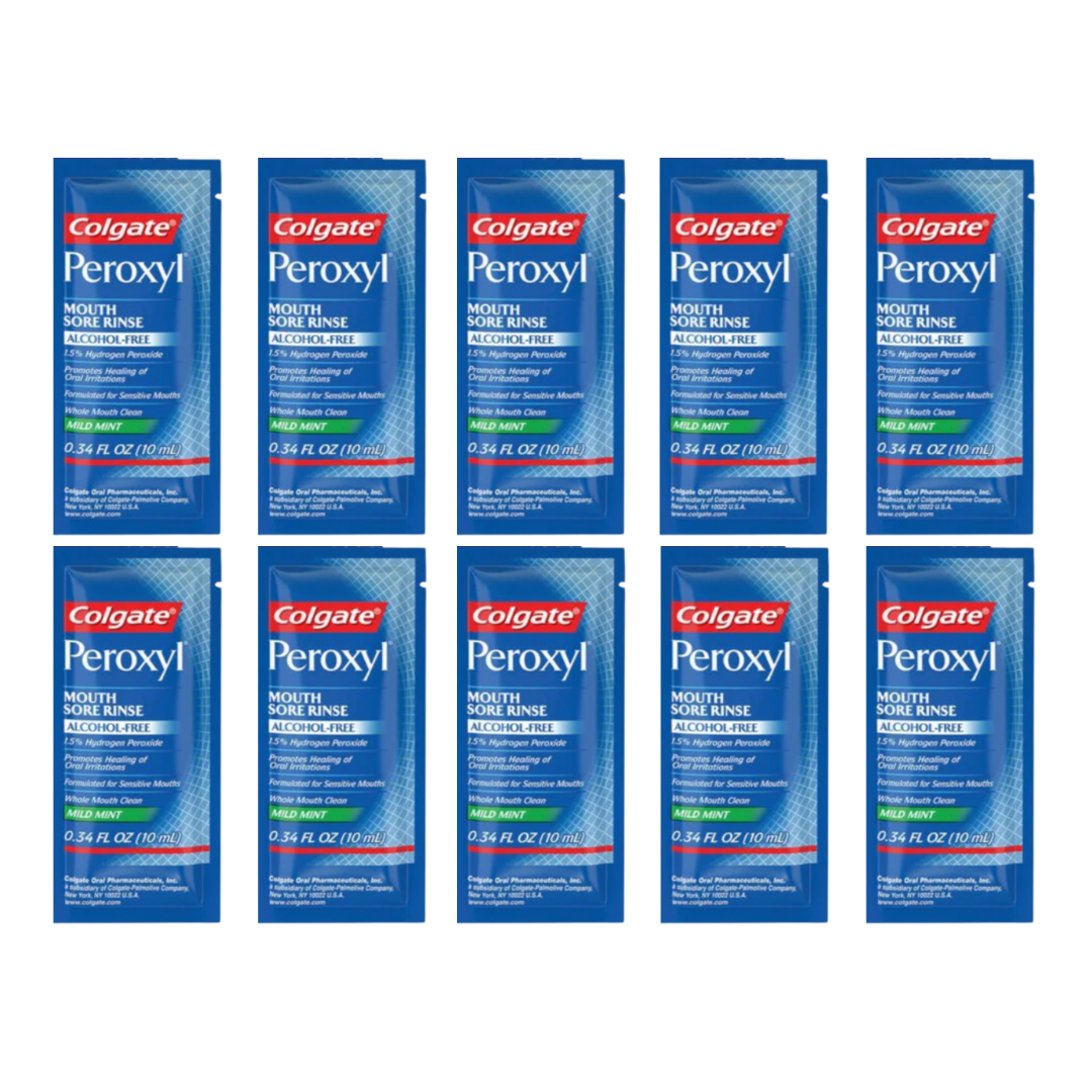 Colgate Peroxyl Mouth Sore Rinse Unit Dose Packets
