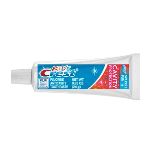 Crest Kids Sparkle Cavity Protection Toothpaste 0.85oz: Kids Travel Sized TSA-Approved Toothpaste
