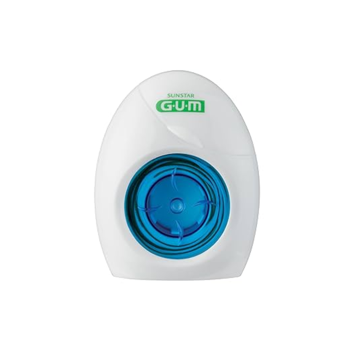 GUM EasyThread Floss with Dispenser for Braces, Implants & Bridges Unwaxed