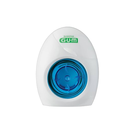GUM EasyThread Floss with Dispenser for Braces, Implants & Bridges Unwaxed