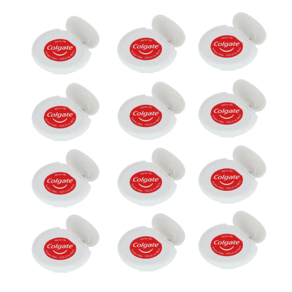 Colgate Floss Mint Waxed Dental Floss – Travel Size, 3 Yards
