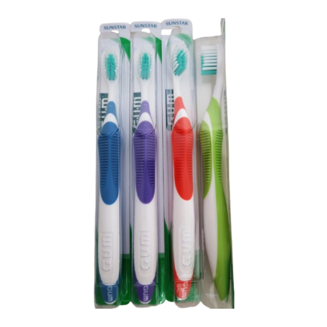 GUM 491 Technique Toothbrush: Compact Head, Soft Bristles Manual Toothbrush Adult