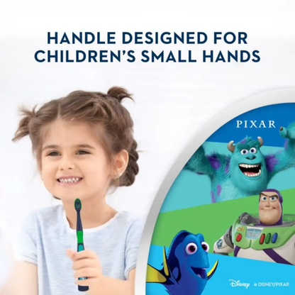 Oral-B Kids Disney Pixar 3+yr Manual Toothbrush Extra Soft Bristles, 6/Package