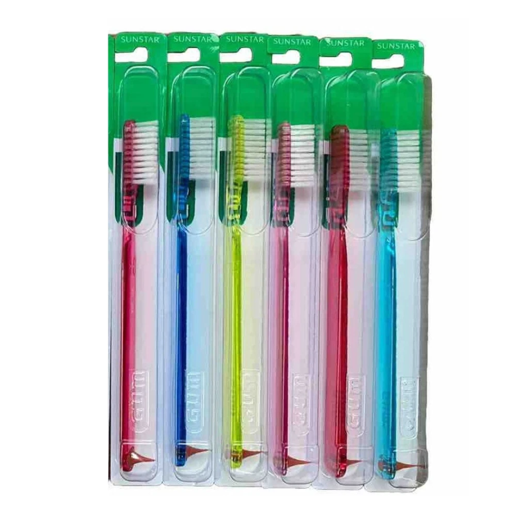 GUM 411 Classic Toothbrush: Full Head, Soft Bristles