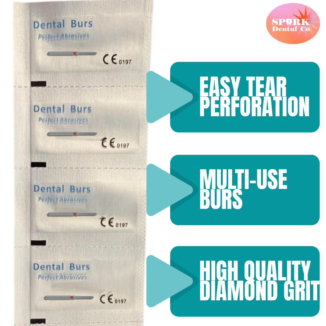 10 Pack: Round FG Dental Diamond Burs