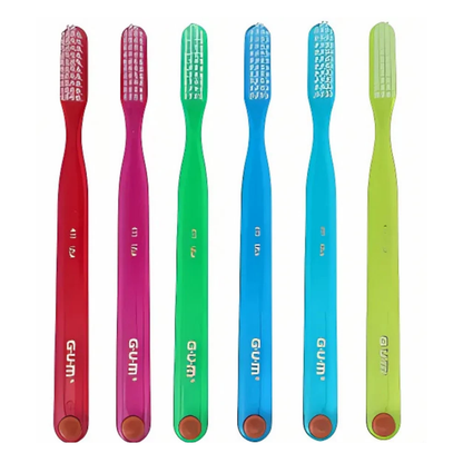 GUM 411 Classic Toothbrush: Full Head, Soft Bristles