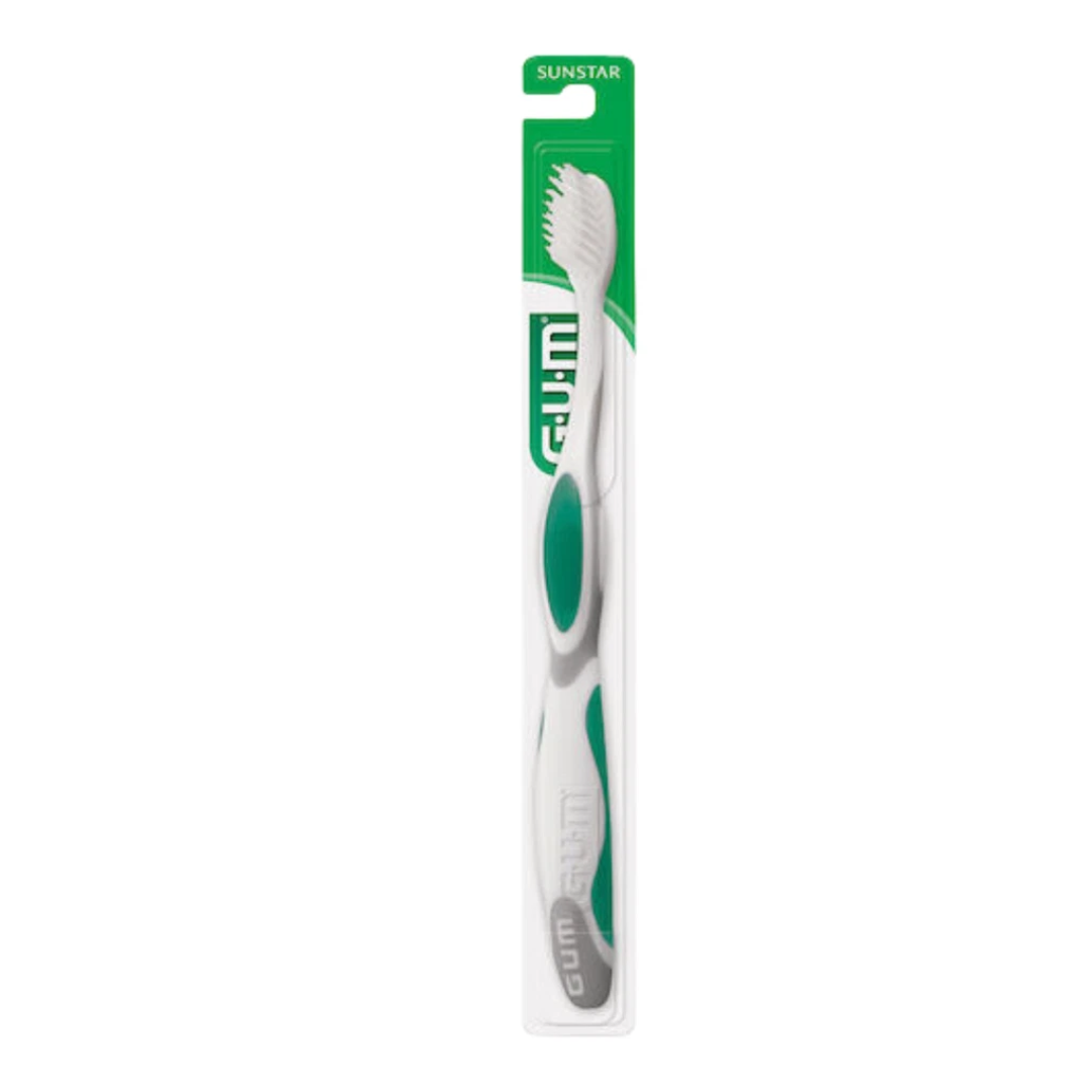 GUM 509 Summit Toothbrush: Compact Head, Sensitive Tapered Bristles Toothbrush