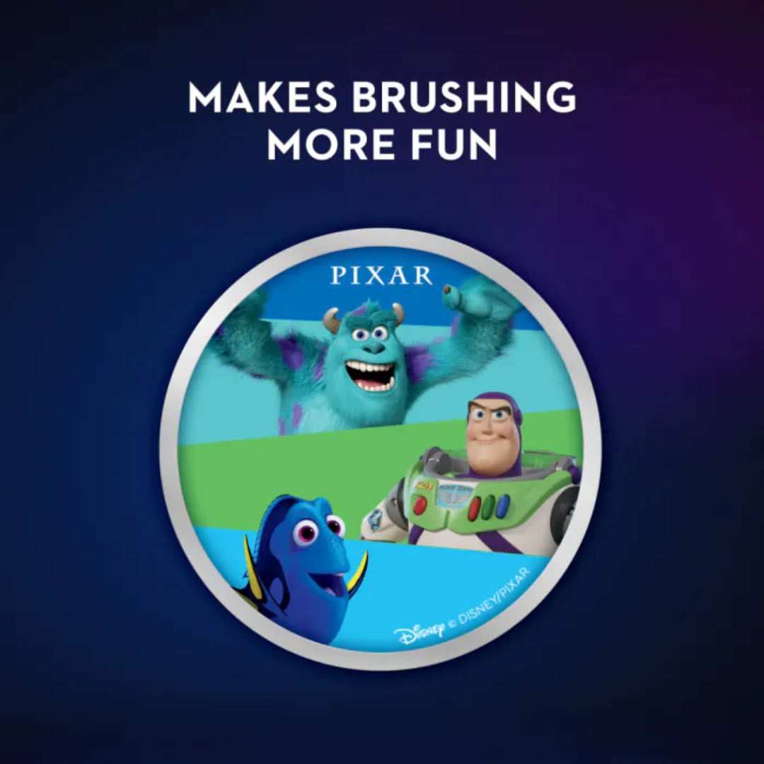 Oral-B Kids Disney Pixar 3+yr Manual Toothbrush Extra Soft Bristles, 6/Package