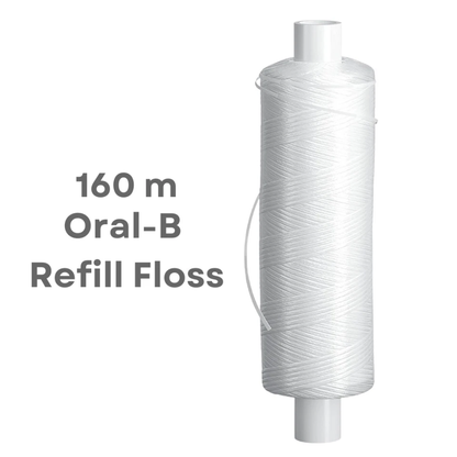 Oral-B Glide Floss Refills, 2 Spools - Unflavored, Micro Textured New Version