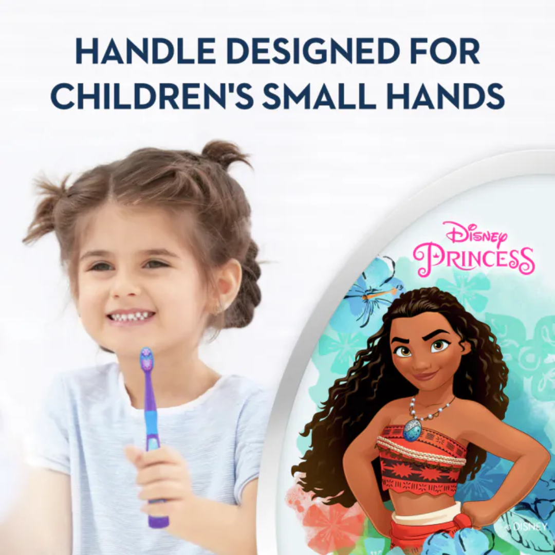 Oral-B Kids Manual Toothbrushes, 3+ Years Disney Princess Graphics: Extra Soft (Characters May Vary)