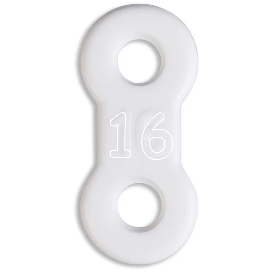 WHITE: Myerson EMA Snore Guard Replacement Straps