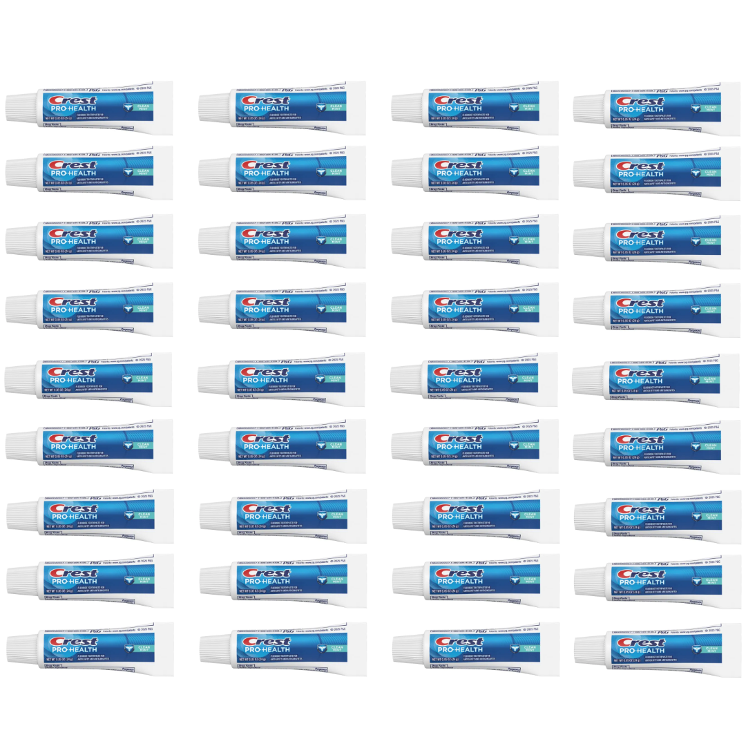 Crest Pro-Health Clean Mint Toothpaste 0.85oz: Adult Travel Sized Toothpaste