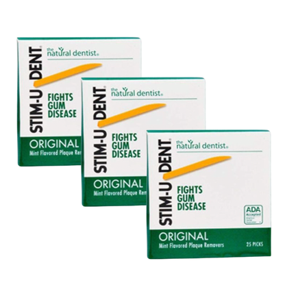 Stim-U-Dent Plaque Remover Toothpicks, Pack of 25