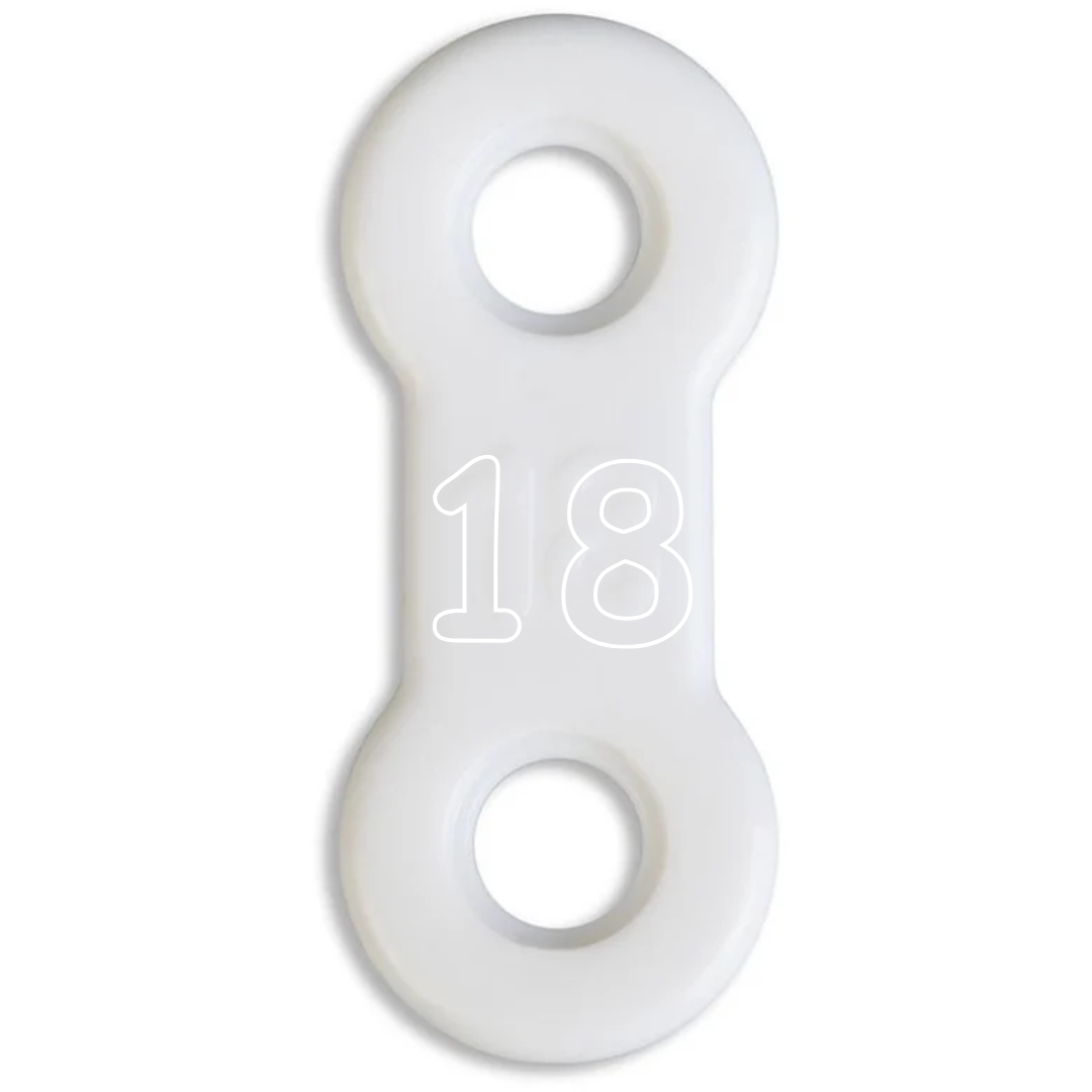 WHITE: Myerson EMA Snore Guard Replacement Straps