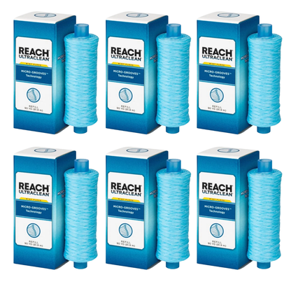 Reach Ultraclean Dental Floss Refill, Shred-Resistant Mint Floss 90-yds
