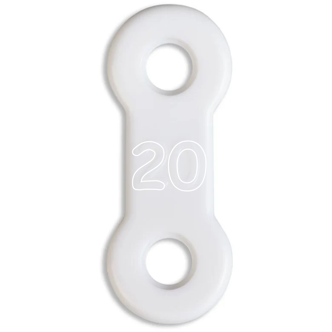 WHITE: Myerson EMA Snore Guard Replacement Straps