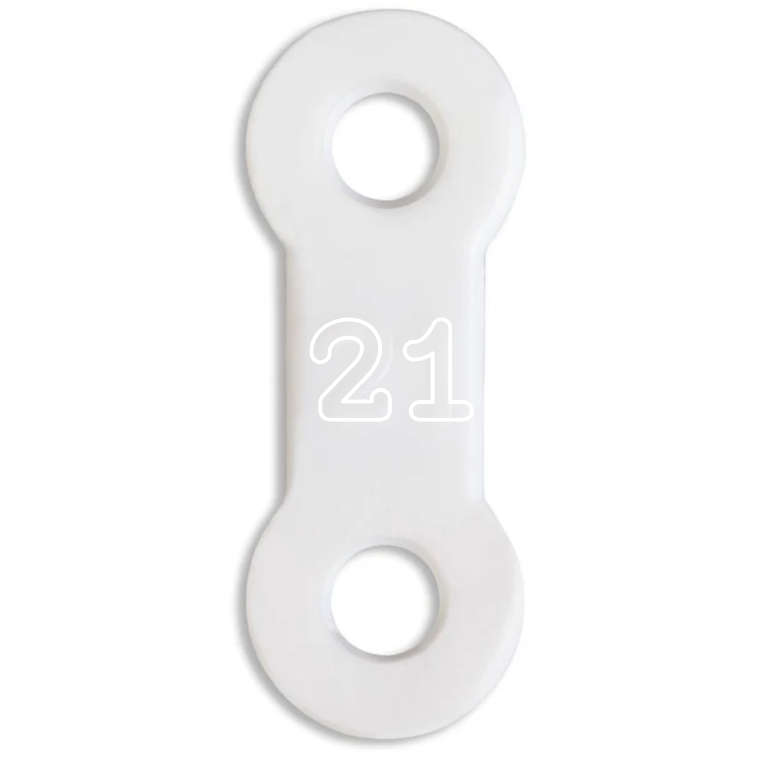 WHITE: Myerson EMA Snore Guard Replacement Straps