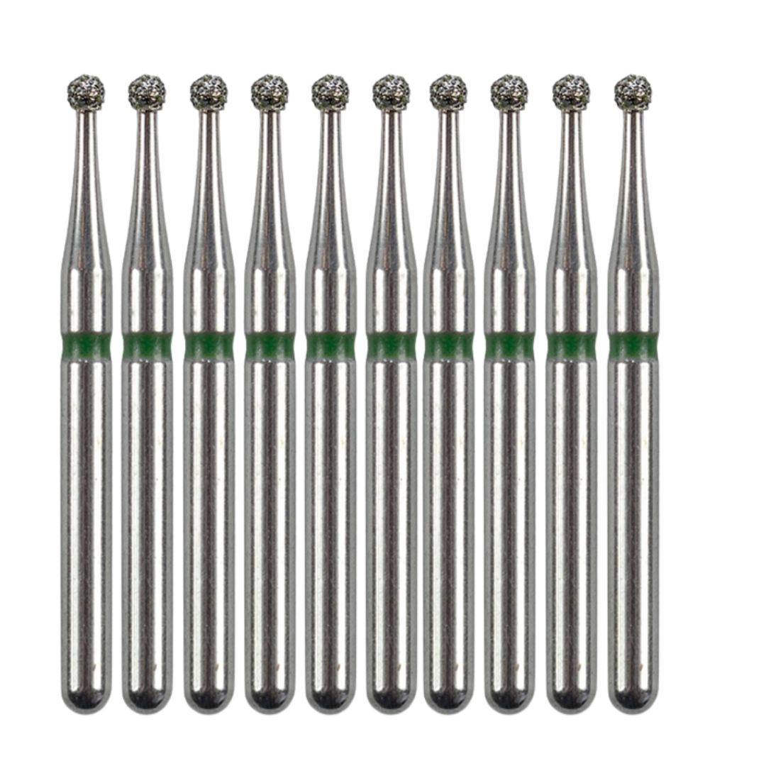 10 Pack: Round FG Dental Diamond Burs