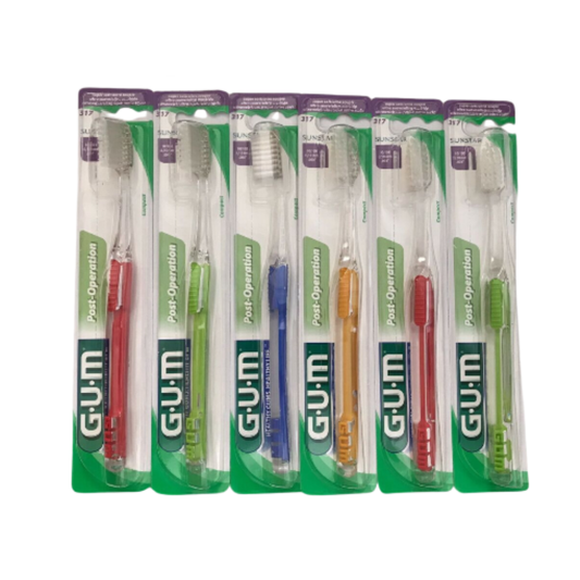 GUM Delicate Post-Surgical Operation Toothbrush 317, Ultra Gentle Bristles