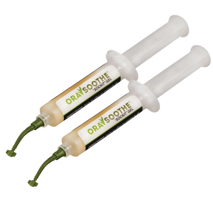 2 Pack: Orasoothe Sockit Gel 10g Syringes