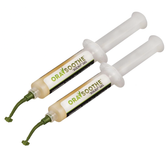 2 Pack: Orasoothe Sockit Gel 10g Syringes