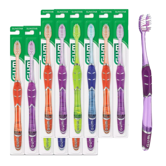 GUM 525 Technique Deep Clean Toothbrush: Compact Head, Soft Bristles