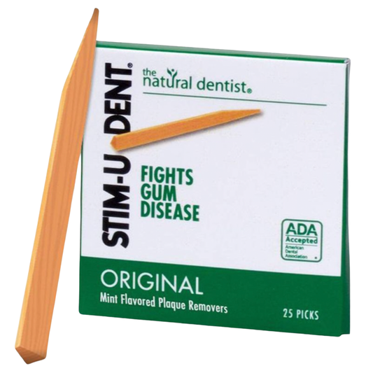 Stim-U-Dent Plaque Remover Toothpicks, Pack of 25