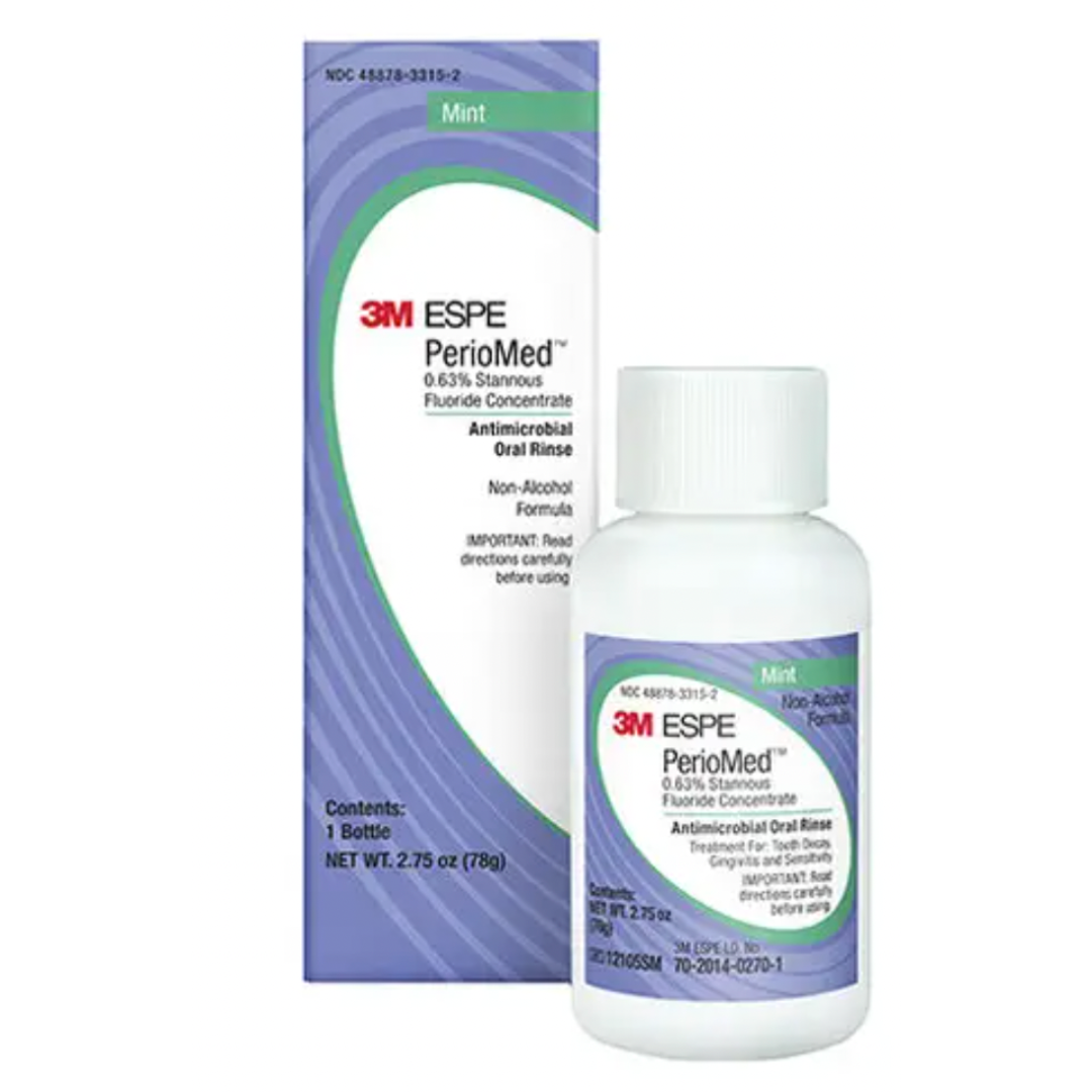 3M PerioMed Fluoride Mouthwash: Non-Alcohol Formula