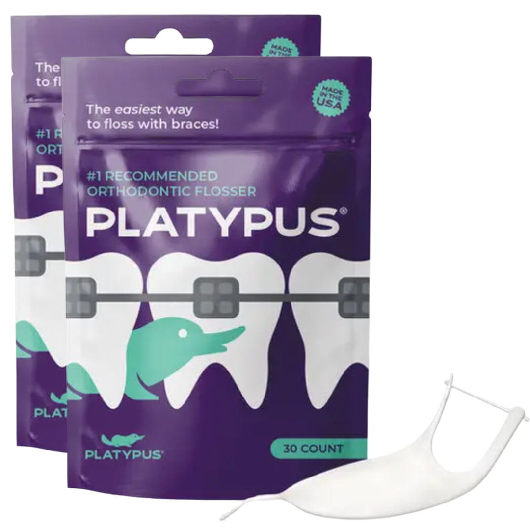 60 Pack: Platypus Orthodontic Floss Picks