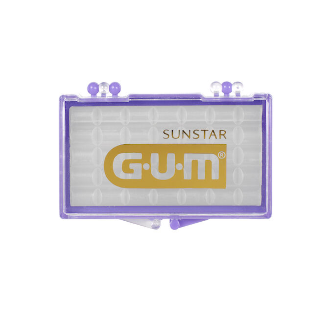 GUM 723 Orthodontic Wax, Unflavored Wax Purple Case - 24/Package