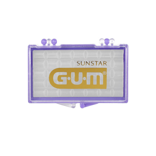GUM 723 Orthodontic Wax, Unflavored Wax Purple Case - 24/Package