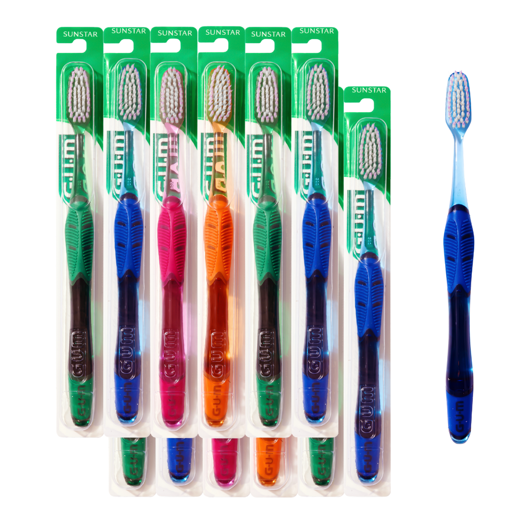 GUM 524 Technique Deep Clean Toothbrush: Full Head, Soft Bristles