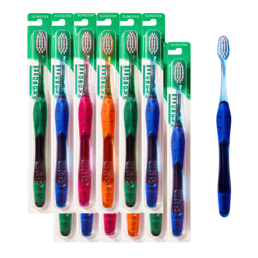 GUM 525 Technique Deep Clean Toothbrush: Compact Head, Soft Bristles