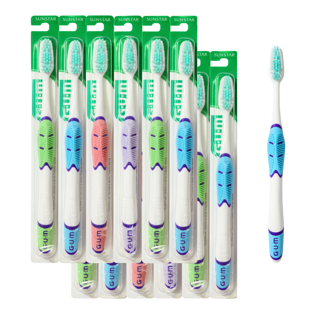 GUM 516 Technique Sensitive Care Toothbrush: Full Head, Ultra-Soft Bristles