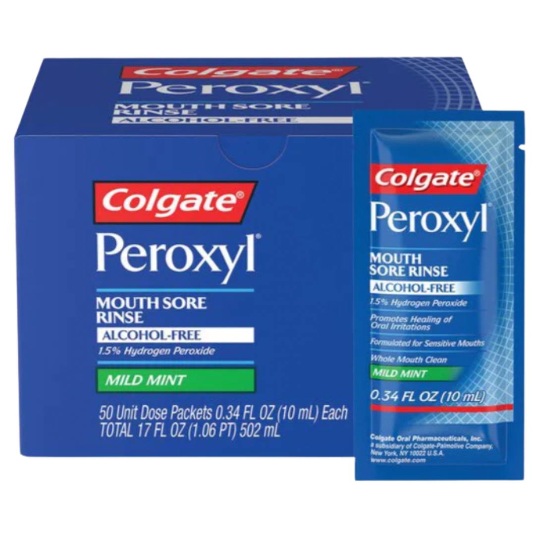 Colgate Peroxyl Mouth Sore Rinse Unit Dose Packets