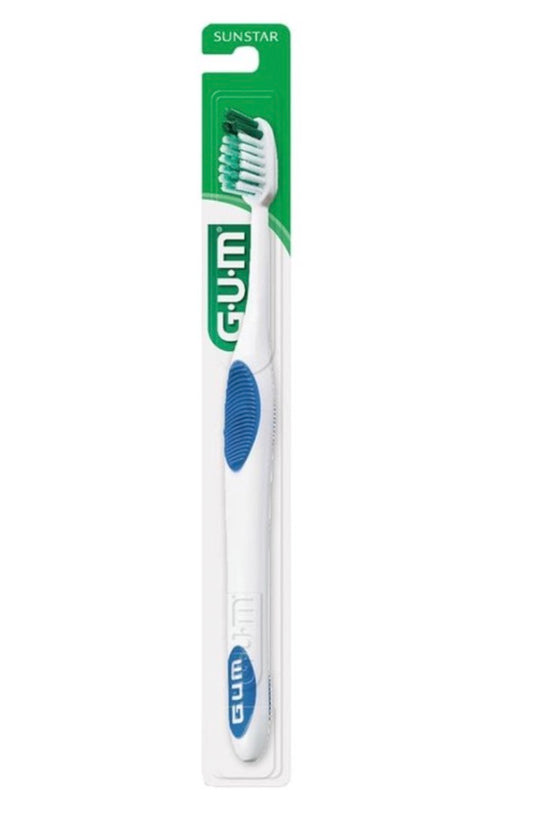 GUM 468 Super Tip Toothbrush: Subcompact Head, Soft Bristles (Youth/Kid 8-12)