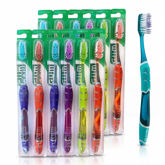 GUM 524 Technique Deep Clean Toothbrush: Full Head, Soft Bristles