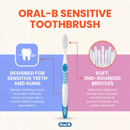 Oral-B Complete Sensitive Toothbrush 35: Soft Bristles