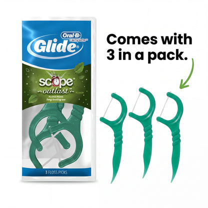 Oral-B Glide Complete Floss Picks with Scope