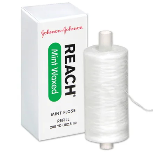 Reach Waxed Floss Refill: Mint, 200 yards
