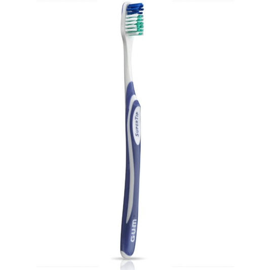 GUM 460 Super Tip Toothbrush: Full Head, Soft Bristles