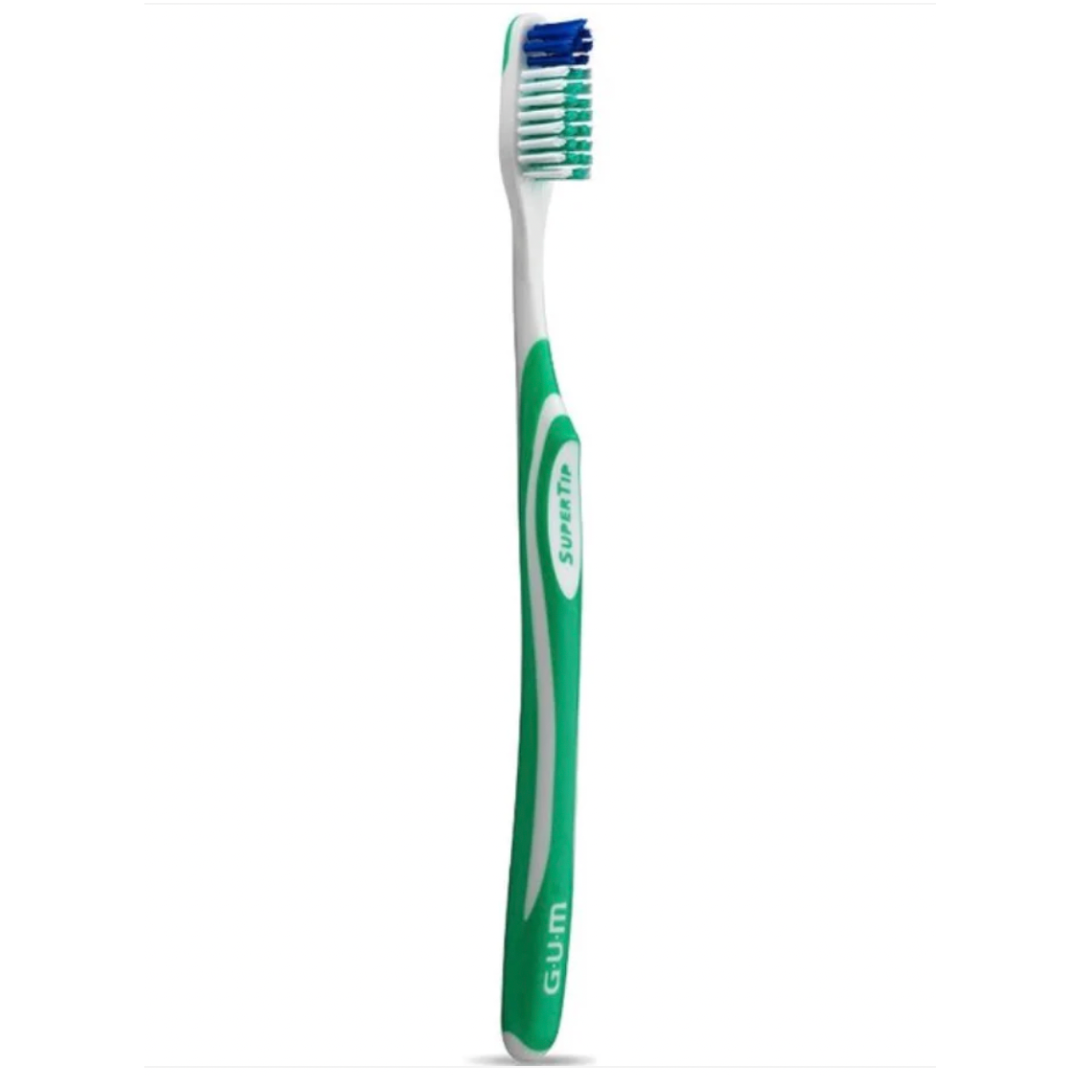 GUM 468 Super Tip Toothbrush: Subcompact Head, Soft Bristles (Youth/Kid 8-12)